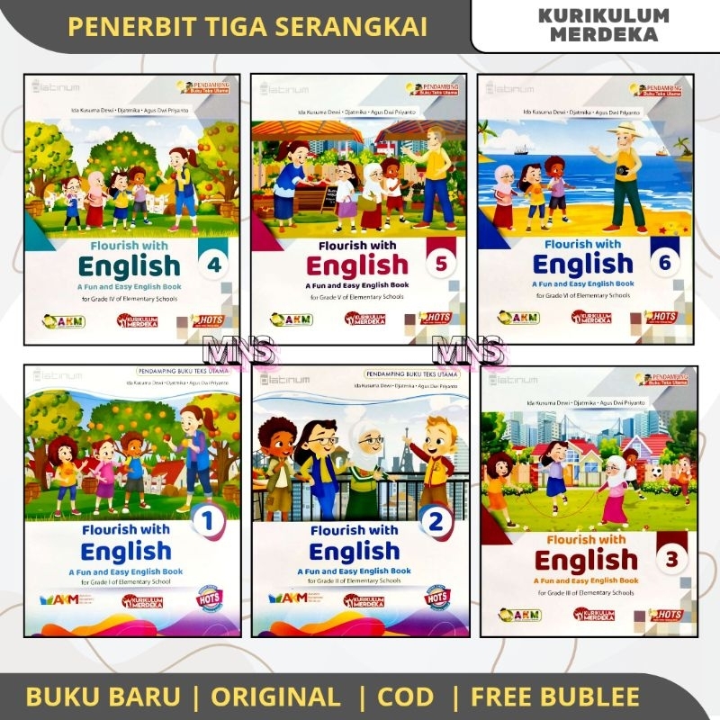 Platinum Bahasa Inggris Revisi SD/ MI Kelas 1 2 3 4 5 6 KM Penerbit Tiga Serangkai