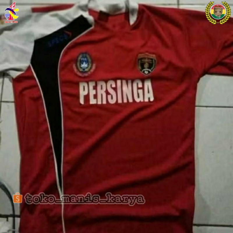 JERSEY PERSINGA NGAWI HOME 2013 DIVISI 1 PSSI MERAH FULL PRINTING ATAU FULL BORDIR RETRO REMAKE