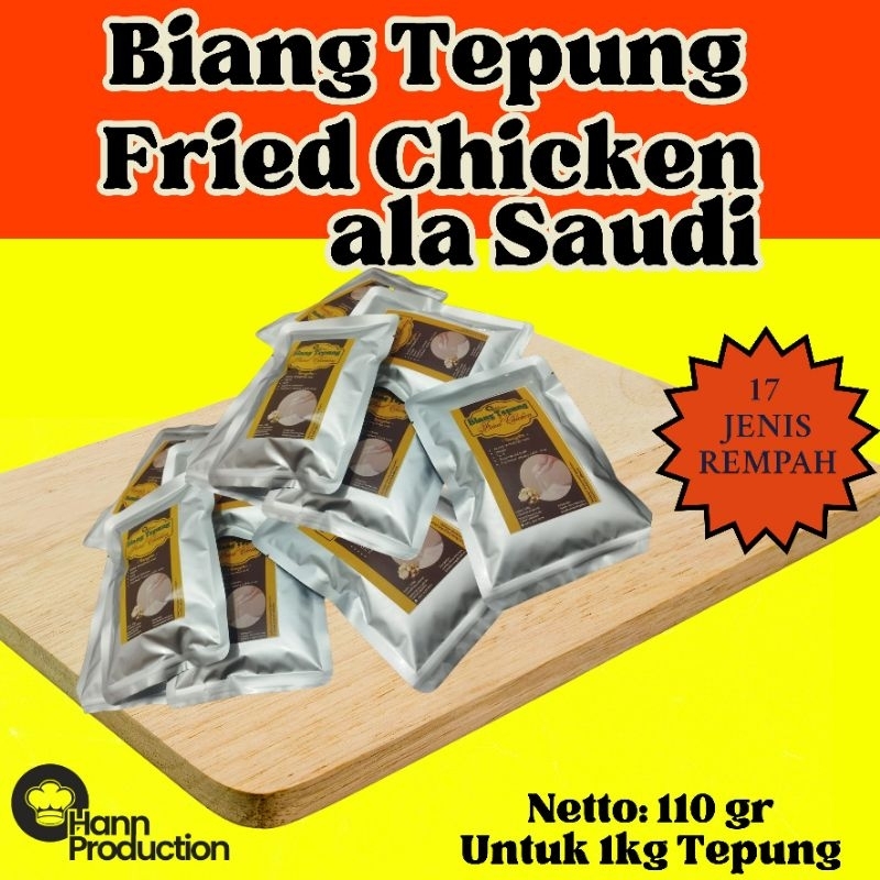 

Biang tepung fried chicken-Bumbu tepung fried chicken 110gr