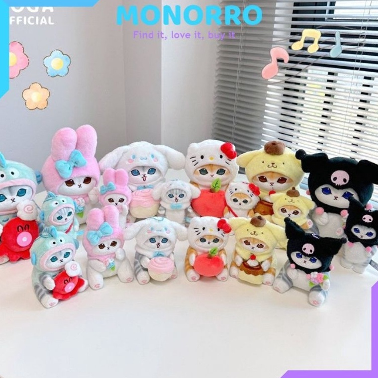 KODE O33K Ganci Boneka Sanrio x Mofusand Boneka Mofusand Gantungan Tas Sanrio Mofusand