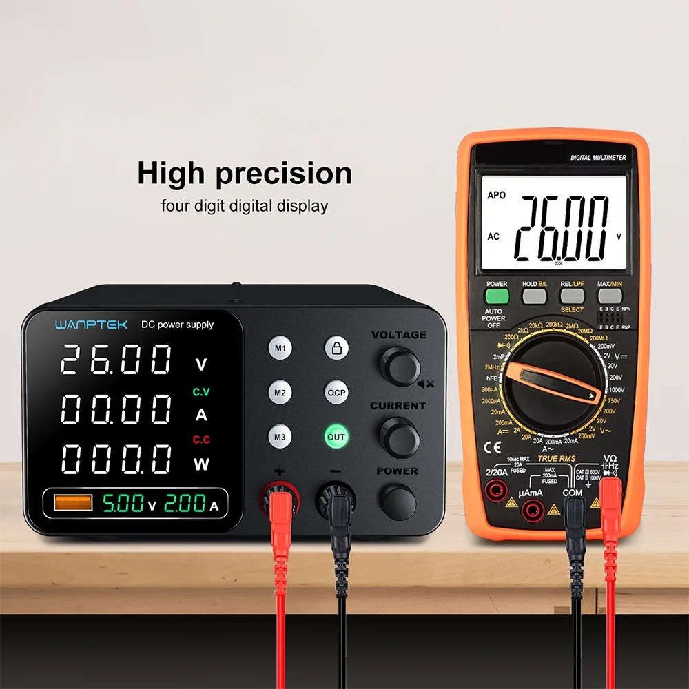Adjustable Power Supply DC Digital Stabilized WANPTEK TPS-C1602