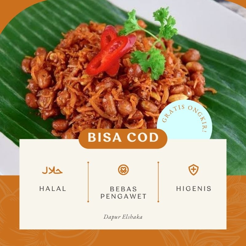 

Teri Kacang Balado/Teri Medan 100 - 500 Gr Dapur Adzam