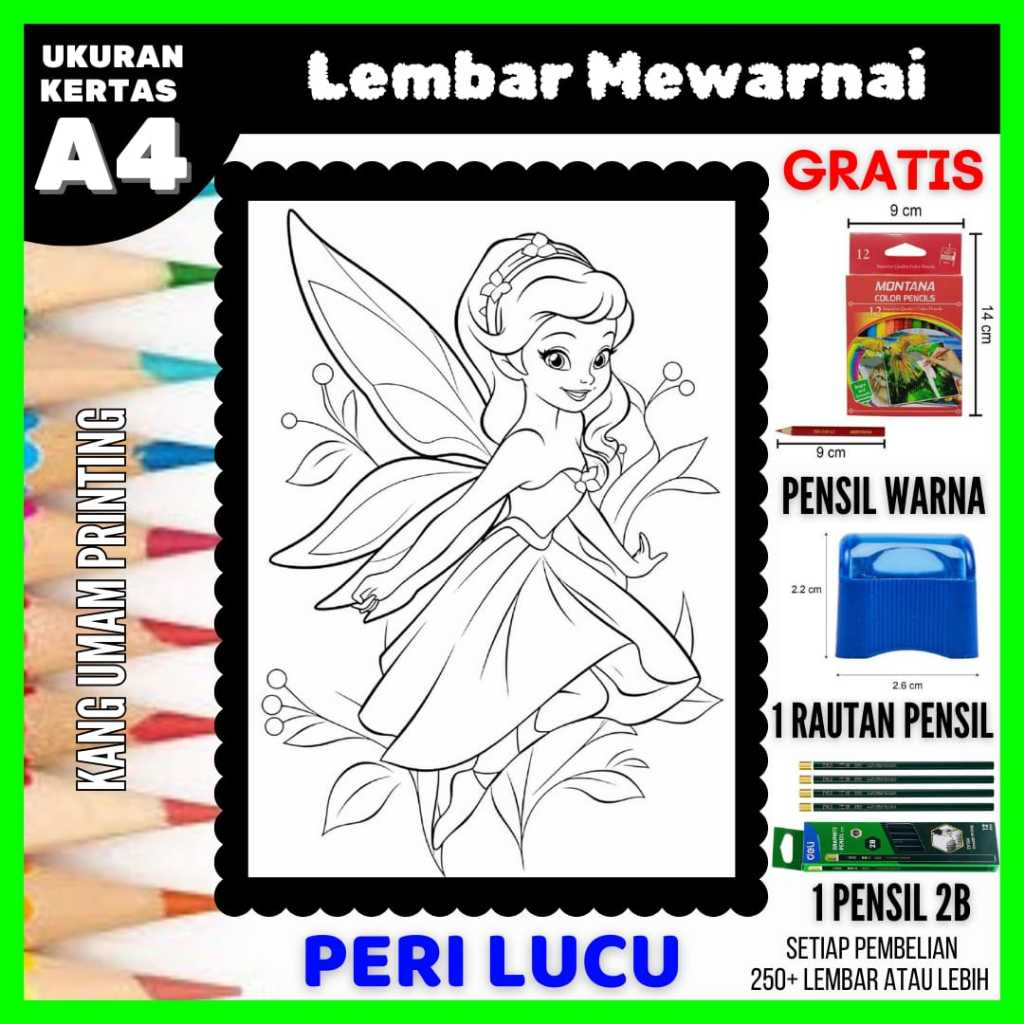 

Lembar Mewarnai Gambar Peri Lucu / imut Untuk Semua Usia Bagian 07, Sketsa, Drawing,Coloring,Lukisan