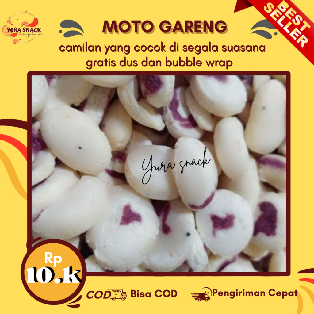 

Moto Gareng Cemilan Jadul Renyah Gurih | Snack Lawas Viral