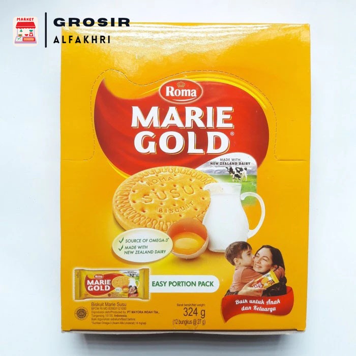 

ROMA MARIE GOLD BOX 12 SACHET ( ISI 4 KEPING )