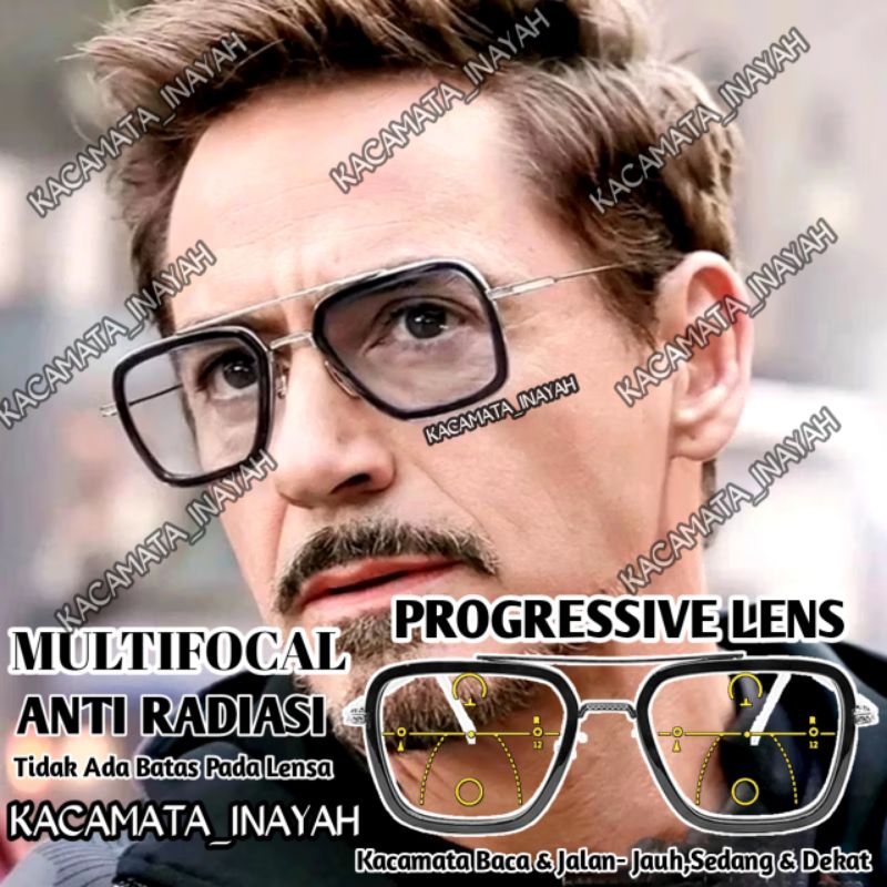 Kacamata Plus baca dan jalan anti radiasi | kacamata PROGRESIF plus baca dan jalan antiradiasi | kac