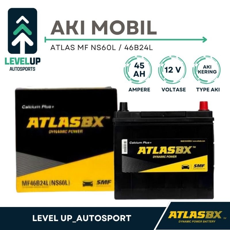Atlasbx Aki Mobil MF NS60L 45AH