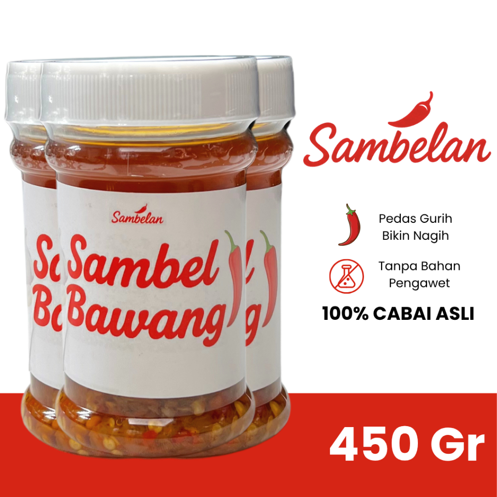 

Sambelan - Sambal Bawang Pedas 450gr