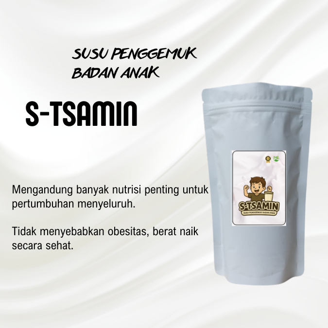 

S-TSAMIN Susu Penggemuk Badan Anak | Penambah Nafsu Makan & Nutrisi Lengkap Untuk Berat Badan Ideal