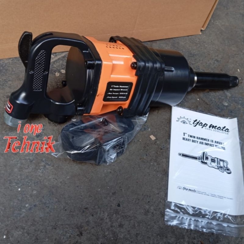 Mesin impact angin 1" DR 6" anvil Tjap mata air impact wrench