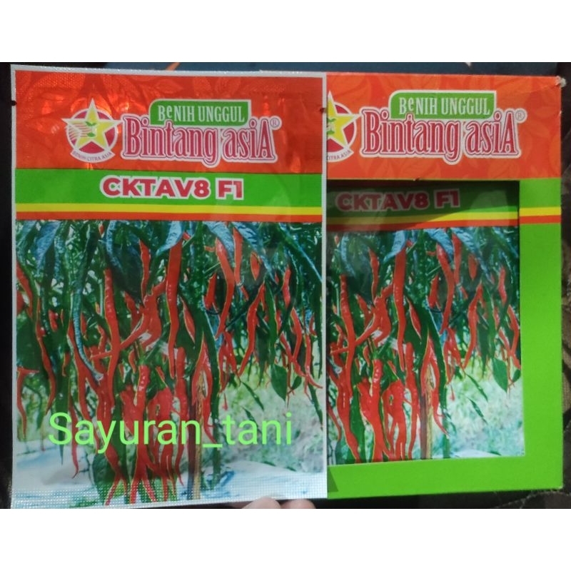 

Cabe Kriting CK TAV 8 F1 10 gram (Tahan virus) exp: 14-08-2026