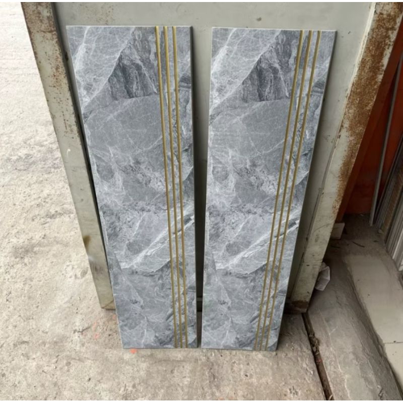 granit anak tangga 30x100 abu glosy step nosing Custom
