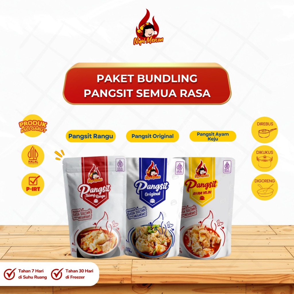 

Nyai Mercon - Paket Tiga Pangsit Makanan Instan