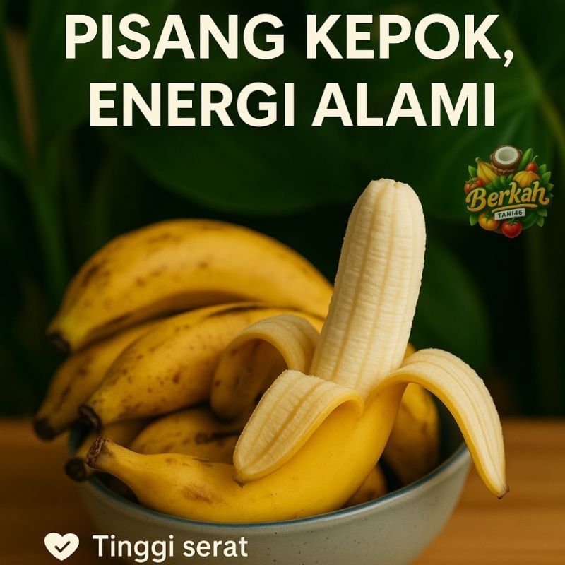 

Pisang Kepok Segar Alami