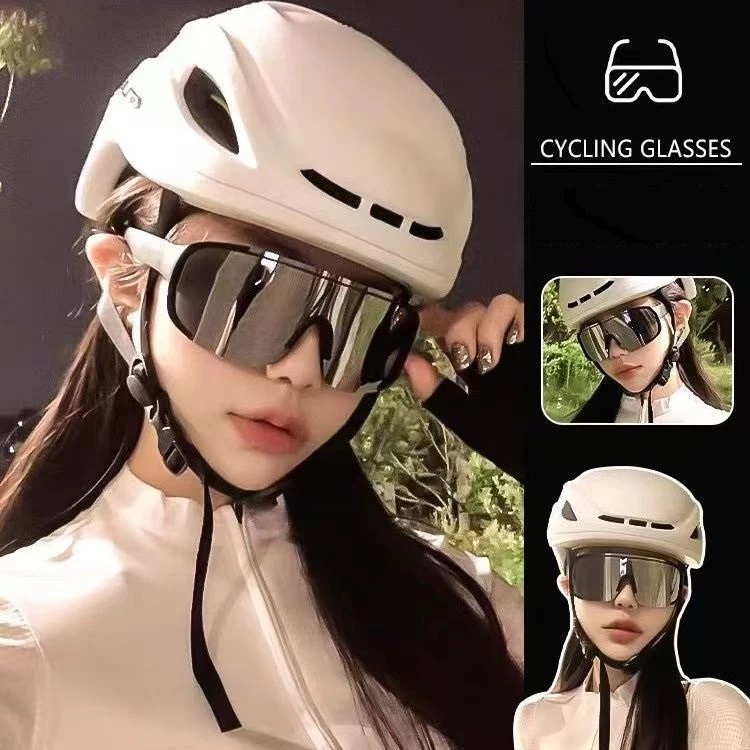 Kacamata Bingkai Bingkai Besar Luar Ruang Kacamata Kacamata Tahan Angin