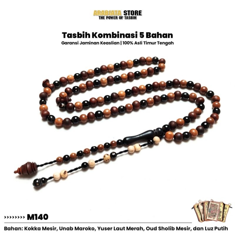 Tasbih Kombinasi Unab, Yuser Laut Merah, Kokka Mesir, Oud Sholib, Luz Putih