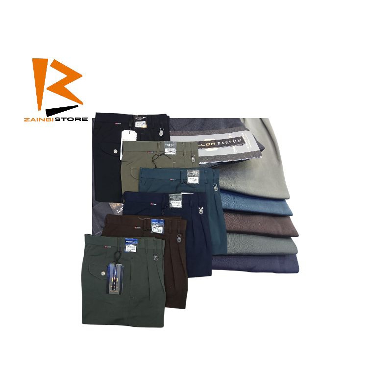 *promo*celana kerja pria UK 27/38/celana kain formal/celana kain kerja pria jumbo/celana panjang kai