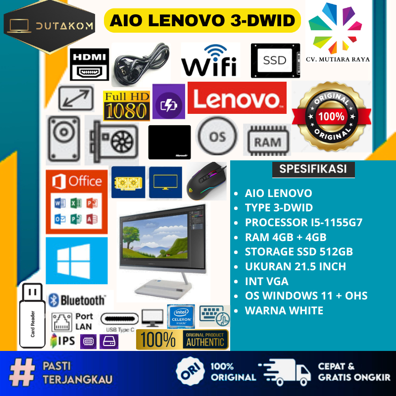 AIO MERK LENOVO AIO3 - DWID