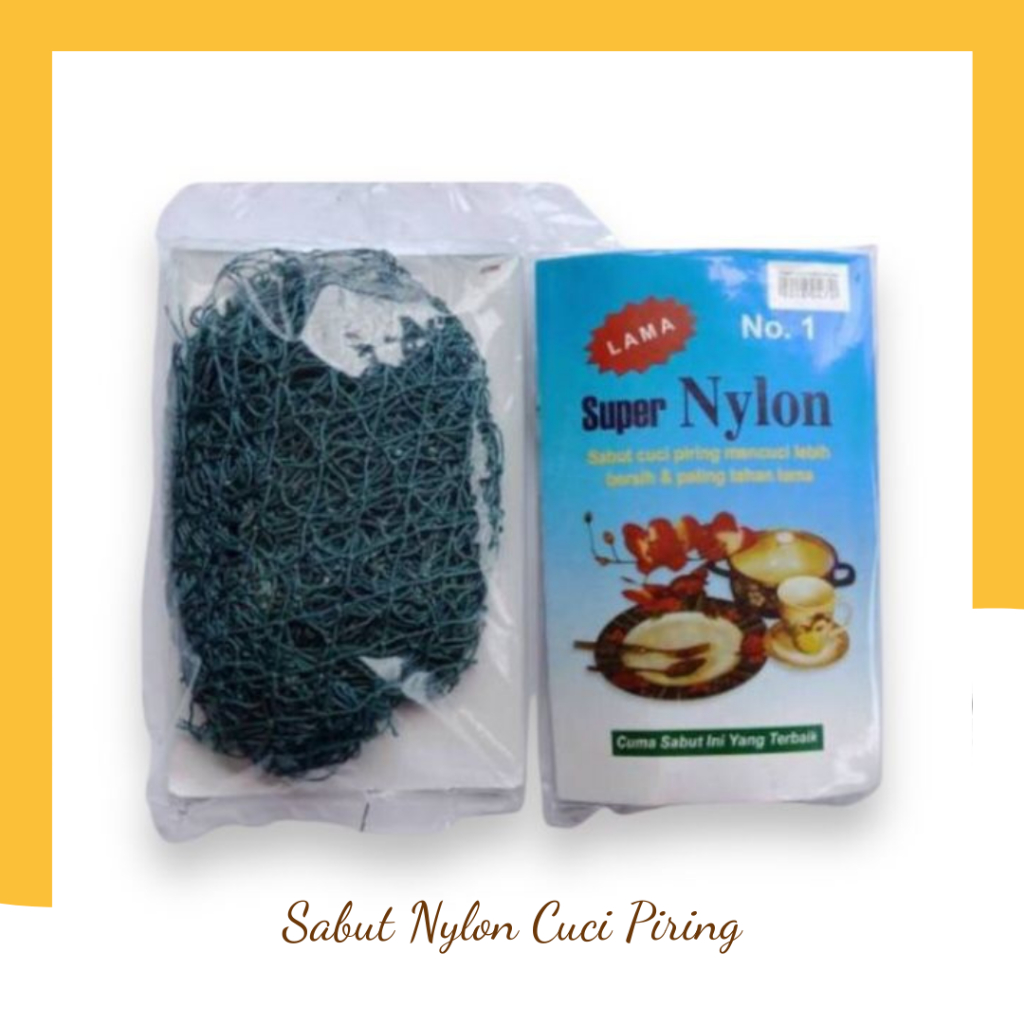 Sabut Nylon Cuci Piring / Jaring Nylon Berkualitas Bagus