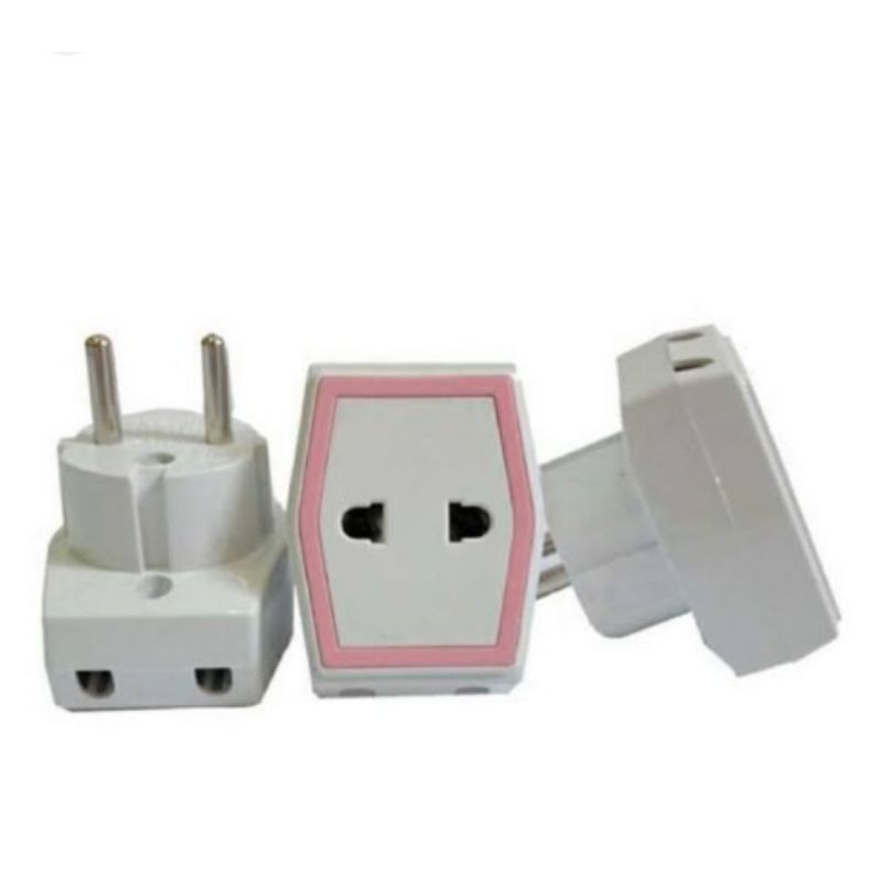 Steker Colokan Listrik 3 Lubang Konektor Cabang