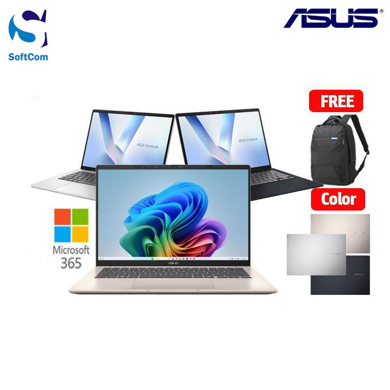 ASUS M1407KA VIPS5151M VIPS5152M VIPS5153M Ryzen AI 5 340/16GB/512GB SSD/14" WUXGA/W11 VivoBook 14