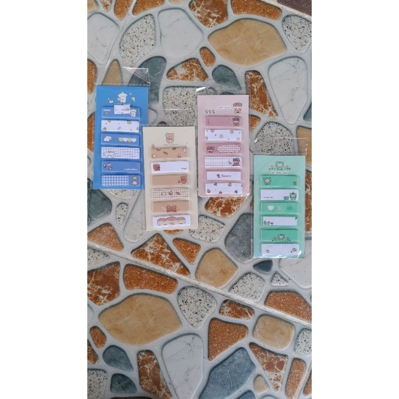 

STICKY NOTE KERTA WARNA WARNI UNTUK CATATAN KECIL - KERTAS PEMBATAS CATATAN BUKU TULIS