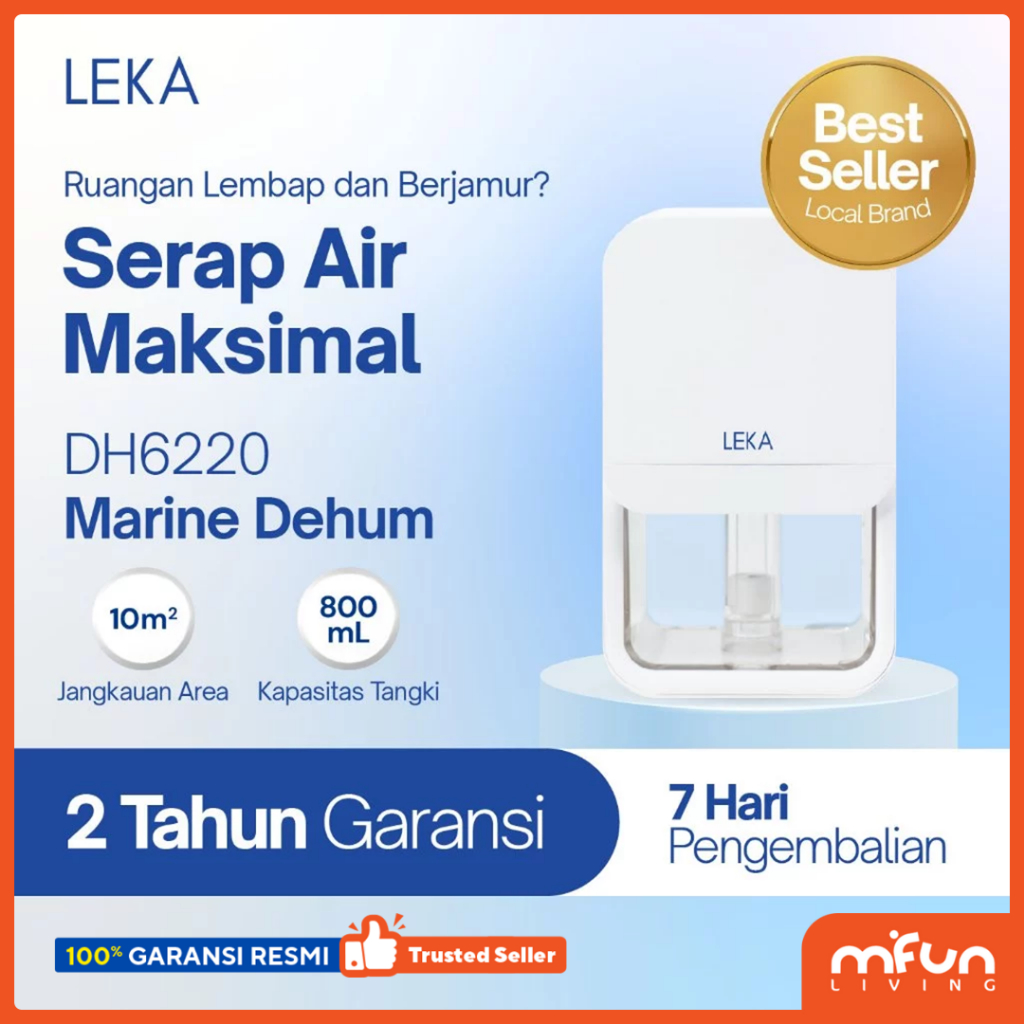 LEKA Dehumidifier Marine Serap Air Penyerap Kelembaban Udara DH6220