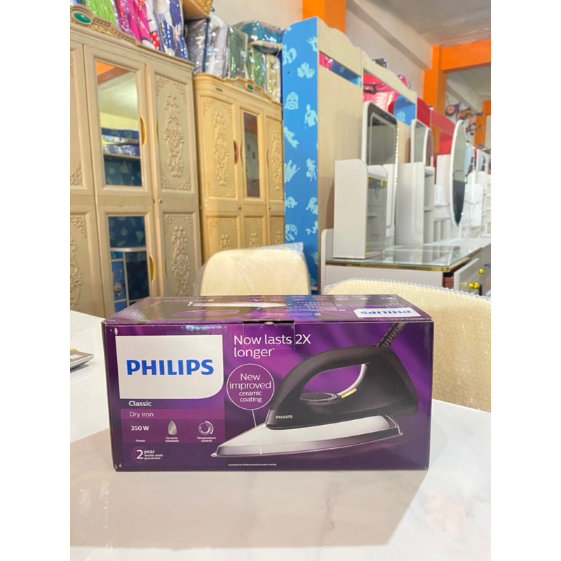 setrika philips classic dry iron