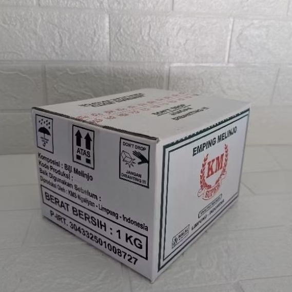 

1kg EMPING MELINJO KM SUPER// Lebar full kering