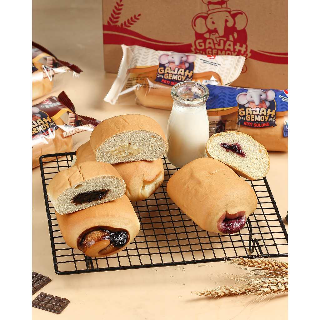 

Roti Gulung Halal Manis Cokelat Keju Bluberi Susu [COD]