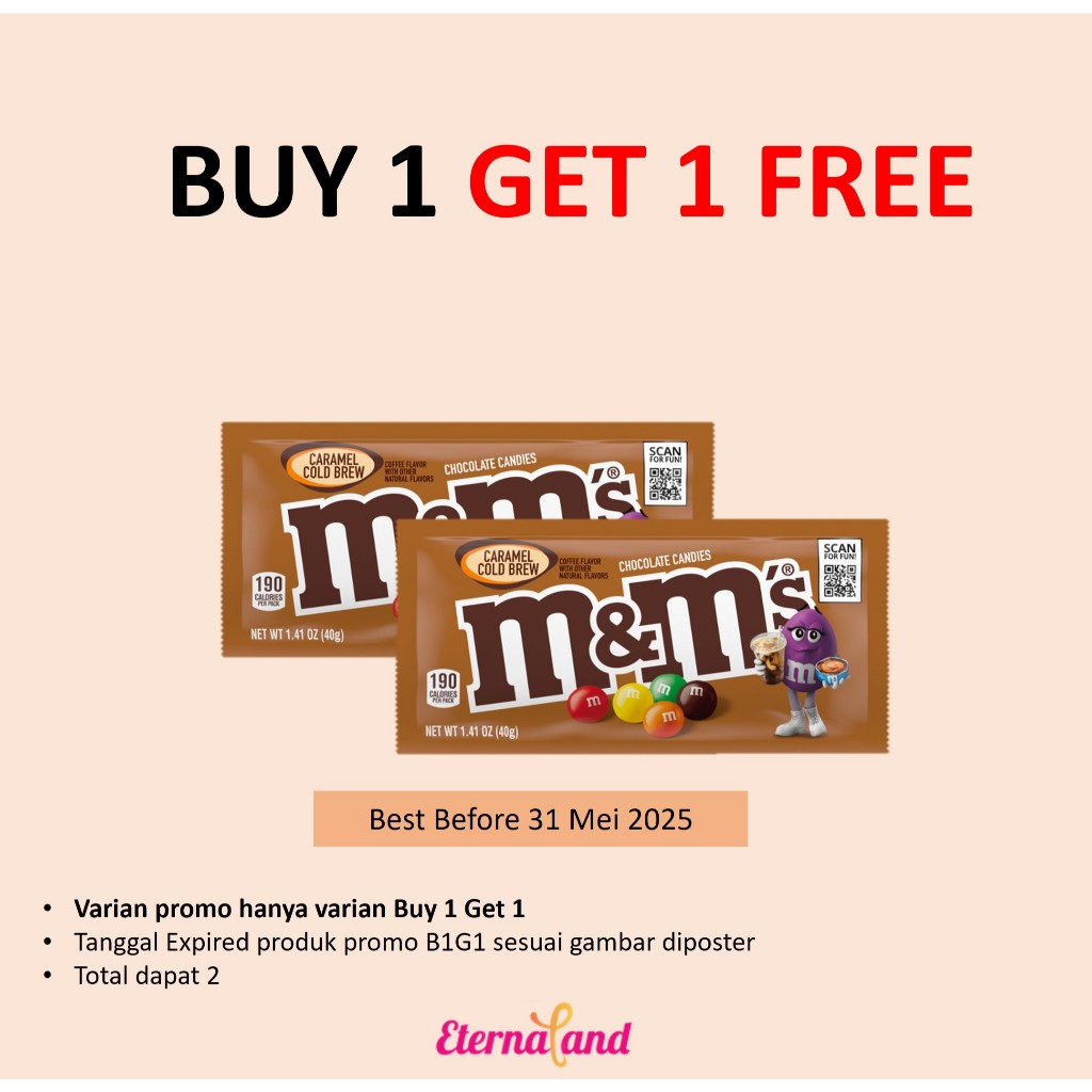 

M&M Chocolate Candies Single Size - cokelat m&m aneka varian rasa