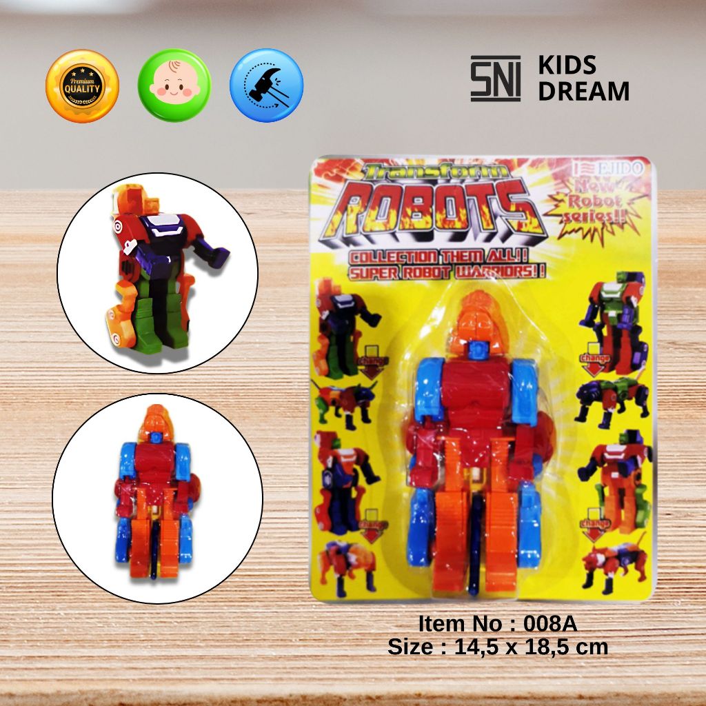 Mainan Anak Robot Super Warrior Tiger Macan