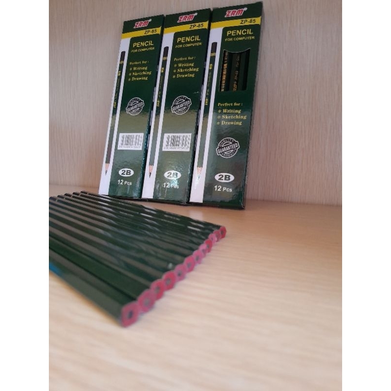 

PENSIL 2B ZRM 1 LUSINAN 12 PCS LULUS UJI SCAN KOMPUTER