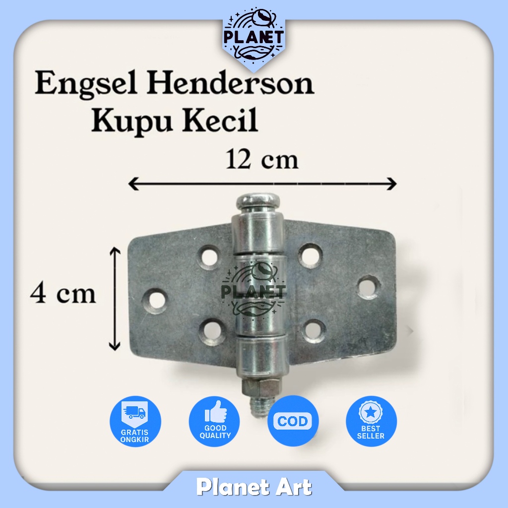Engsel Henderson Kupu Kecil / Engsel Pintu Pagar Lipat
