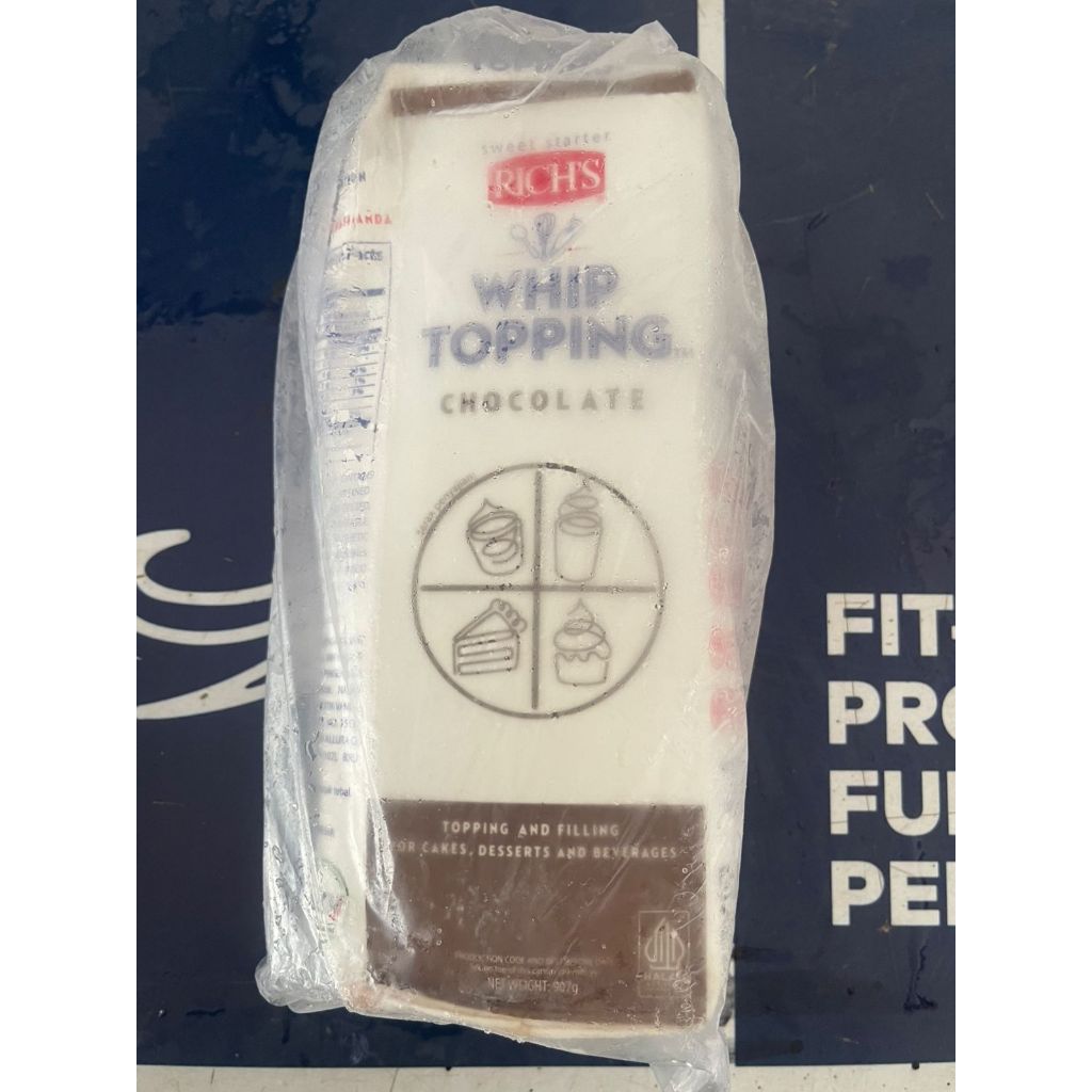 

BS - Rich’s Whip Topping Chocolate 907gr - sameday/instant Only