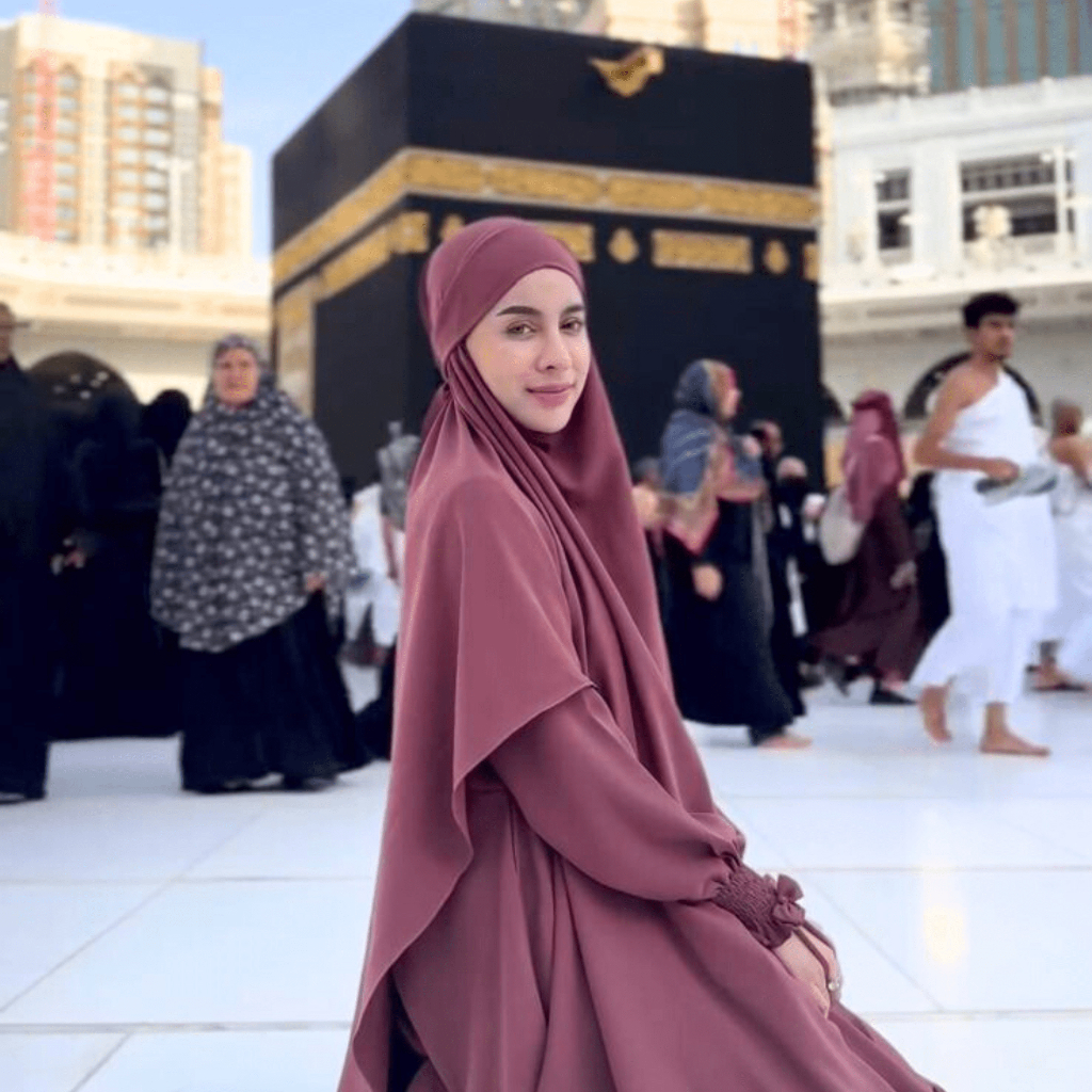BRSYARI RAIHANUN Dress Set Gamis Umroh Mina Mazen Anti UV