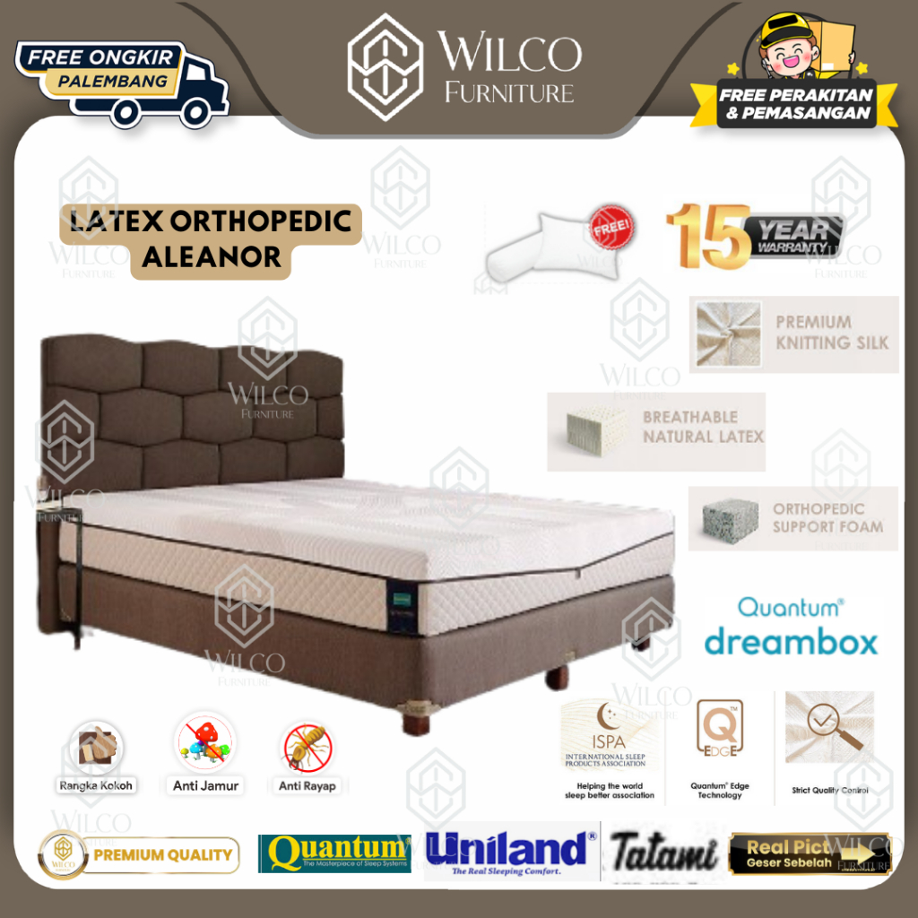 Kasur Matras Quantum Maxwell Latex Orthopedic 28 cm | Springbed Latex Quantum Murah Palemabang Free 