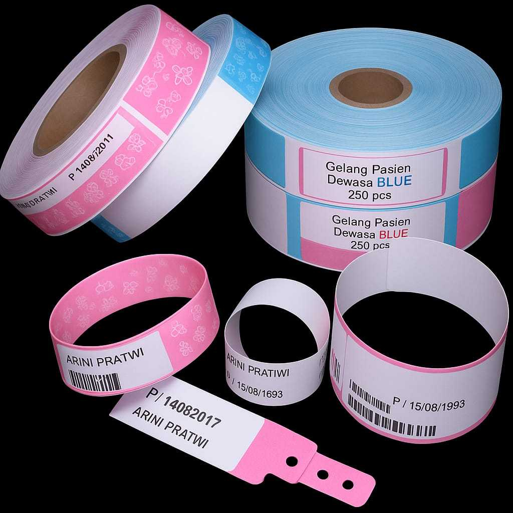 GELANG PASIEN THERMAL ROLL