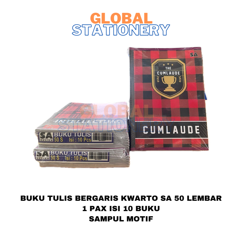 

BUKU TULIS BERGARIS SA 50 LEMBAR