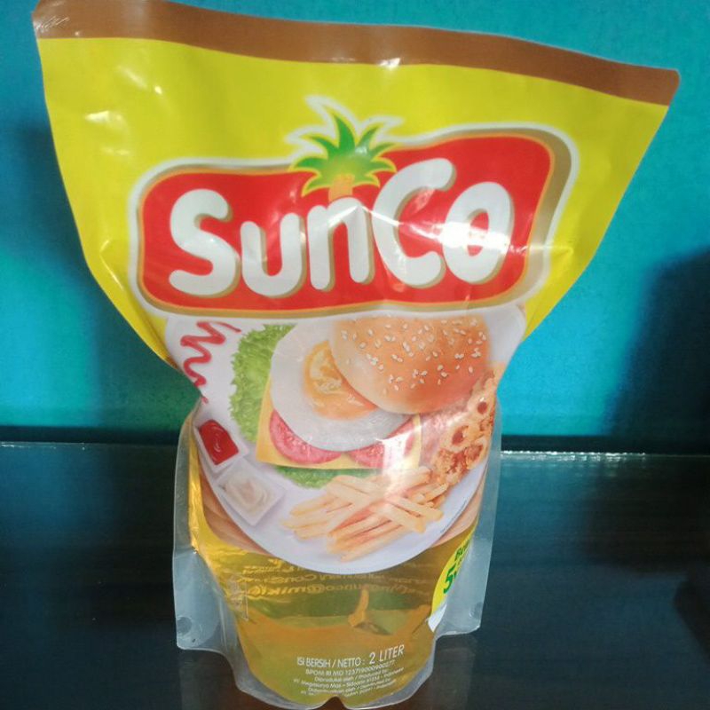 

minyak goreng sunco 2 L bening bagus