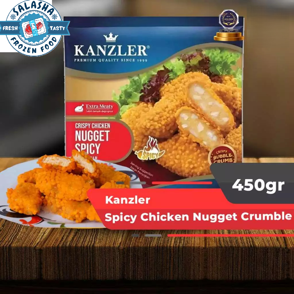 

Kanzler Crispy Chicken Nugget Spicy 450gr