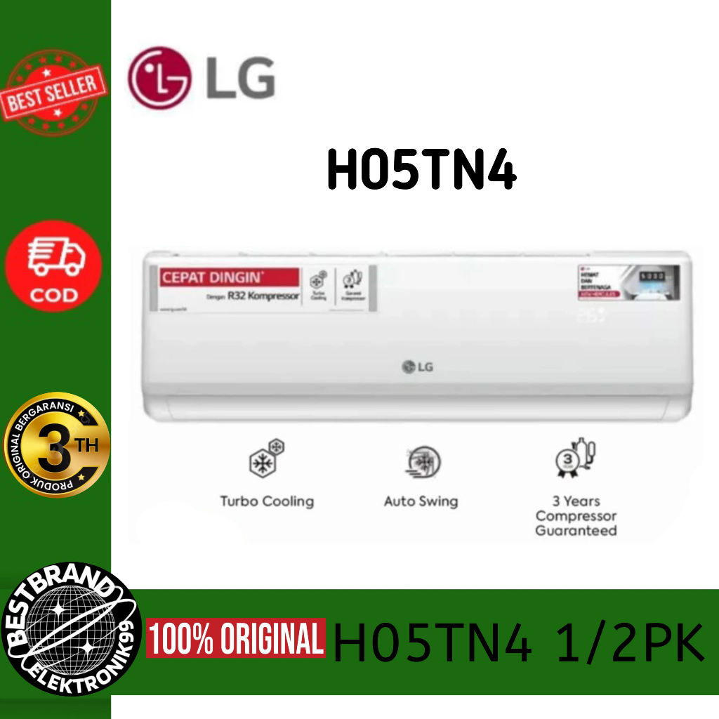 LG H05TN4NCAX AC NEW HERCULES 1/2 PK R32 370WATT H05TN4 1/2PK 05TN4