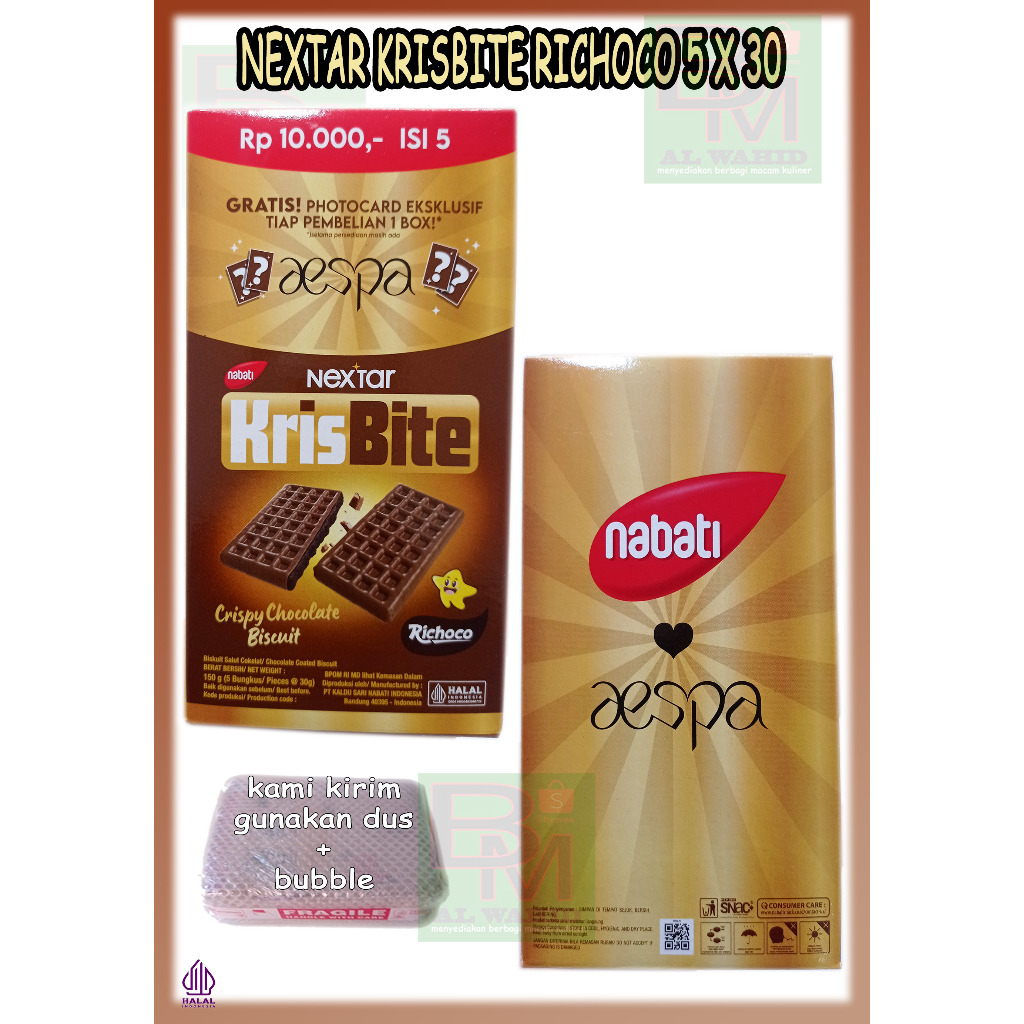 

Biskuit Nextar Krisbite 150 Gram 1 box isi 5 Bungkus