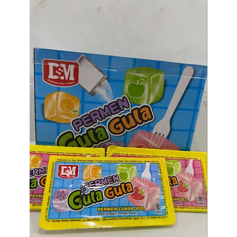 

DSM PERMEN GULA GULA 1 BOX ISI 30 PCS