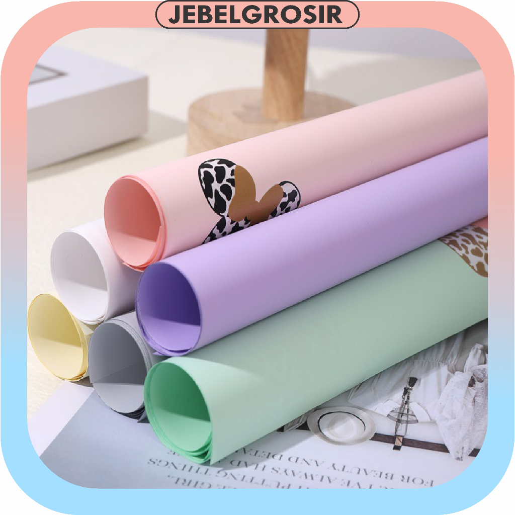 

20 Lembar Kertas Buket Aesthetic Flower Wrapping Paper Cellophane Waterproof Kertas Kado KB6202