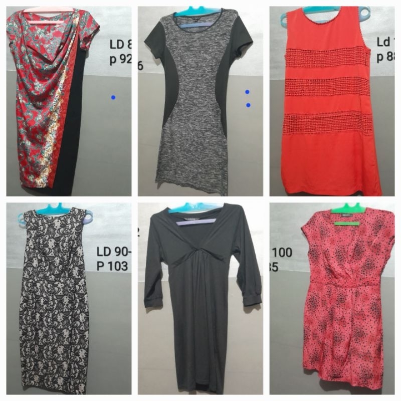 dress LYNE HALIM, TX, ET CETERA, DOROTY PERKIN,VALINO,SIMPLICITY preloved