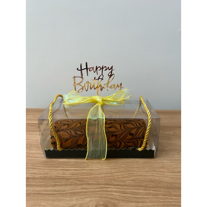 

Bolu Gulung Premium Hampers Ulangtahun, Birthday, Natal, Christmas, IdulFitri, Lebaran, Idul Adha