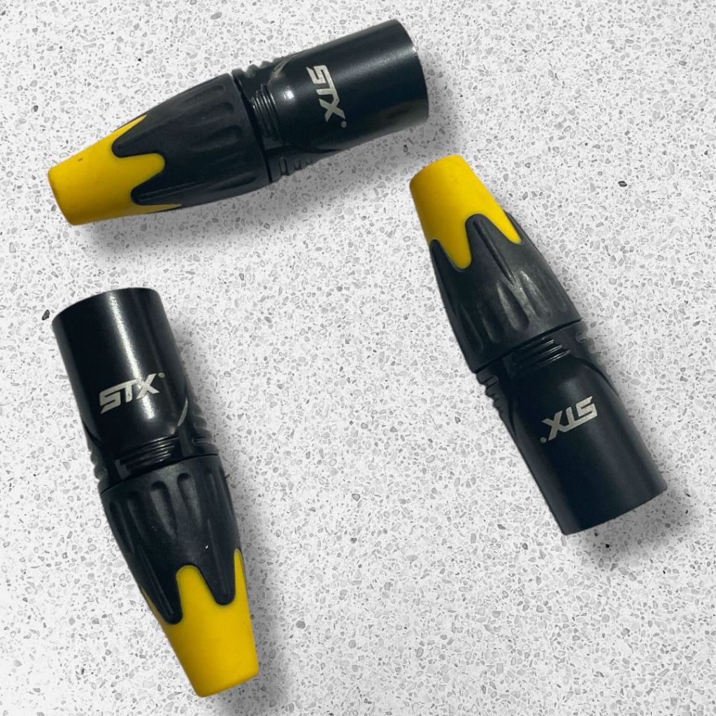 STX - JACK & CONNECTOR : JACK CANON (MALE) XLR 3 PIN / SOKET CANON (FEMALE) WARNA KUNING STX