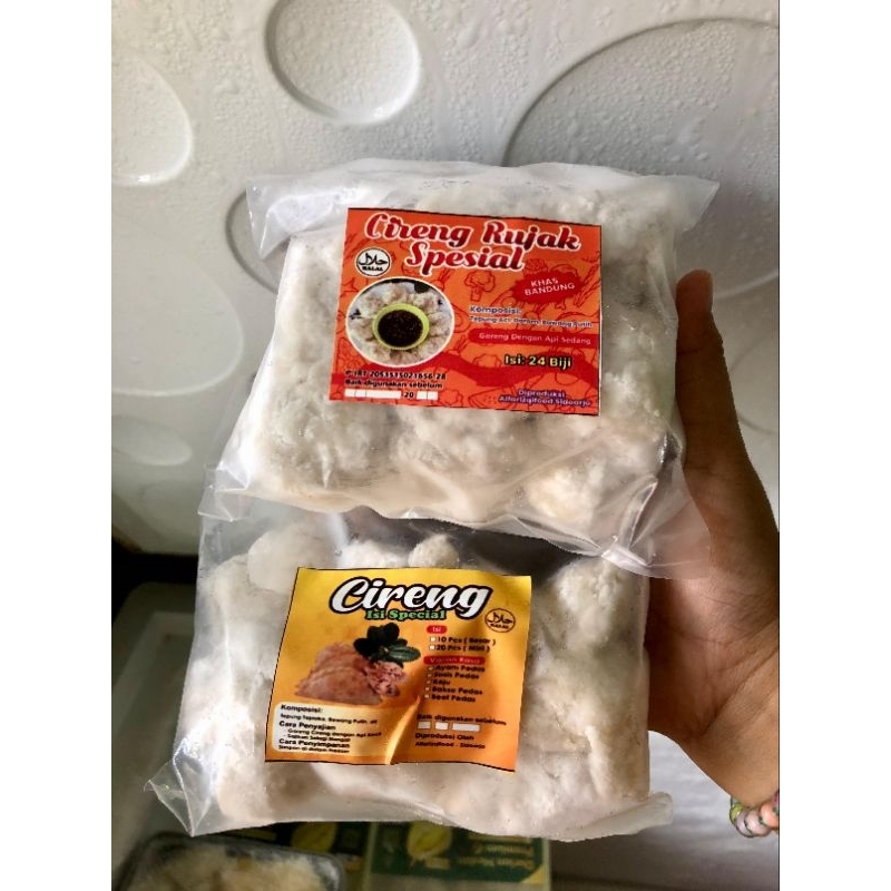 

Cireng salju free saos bumbu rujak (kemasan frozen)