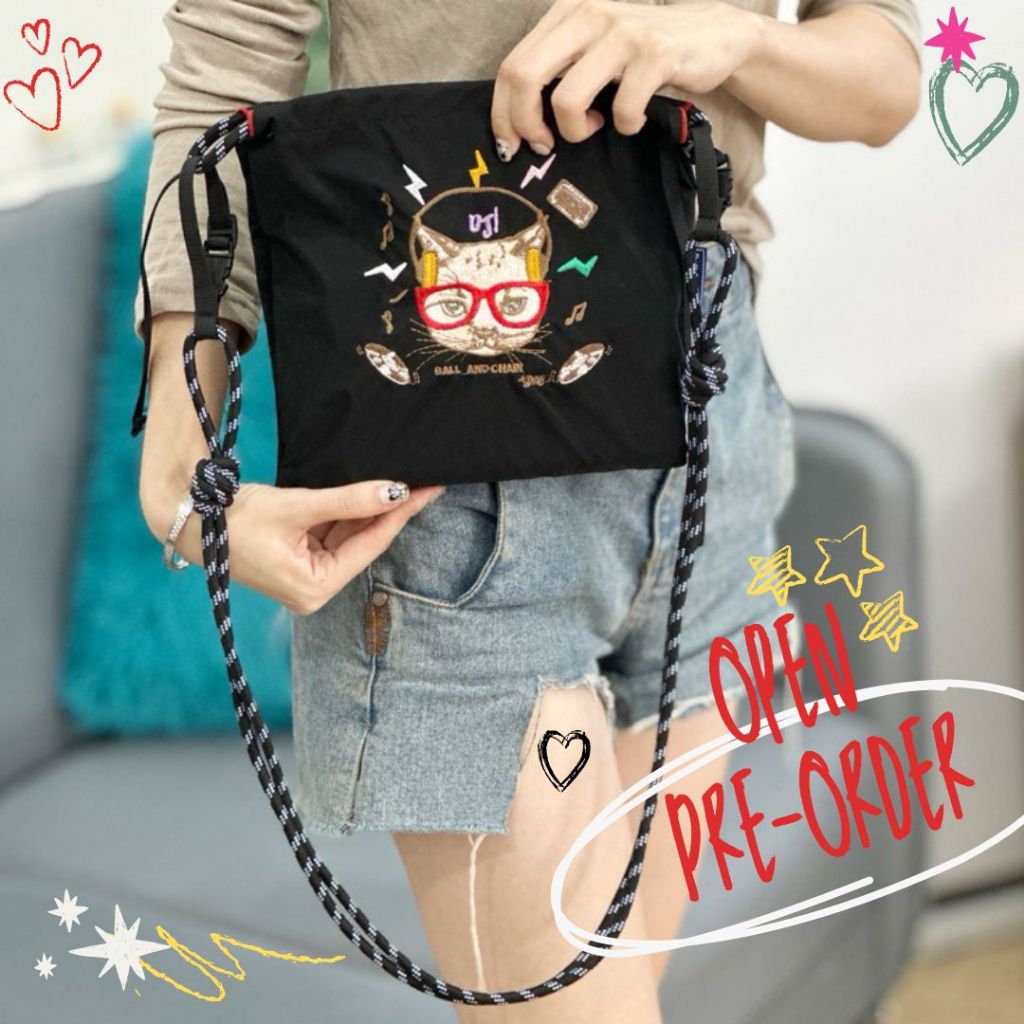 Tas Bahu Ball and Chain size XS Tas Slempang Tas Wanita Tas kulit Tas Viral tas korea Korean Bag TAs